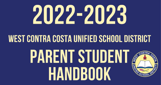 WCCUSD Parent Student Handbook and and Health & Safety Guide